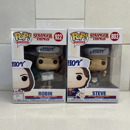 Funko Pop Stranger Things Steve Robin Scoops Ahoy Vinyl Figures