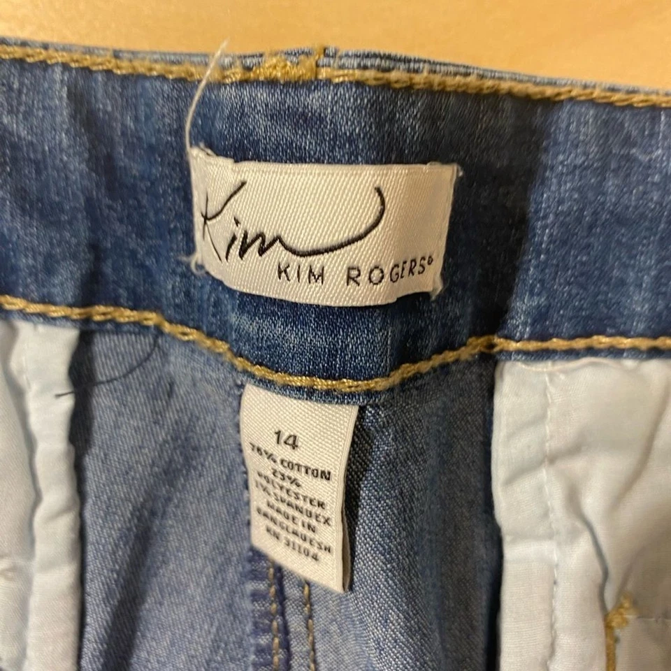 Pantalones cortos para mujer Kim Rogers azul denim 14 (MY) Foto 4 de 4