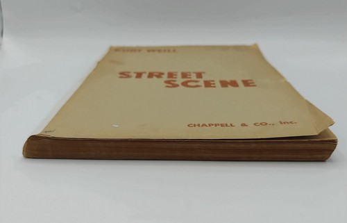 1948 Kurt Weill Street Scene 1st Ed Libretto Piano Vocal Score Langston Hughes - Picture 13 of 16