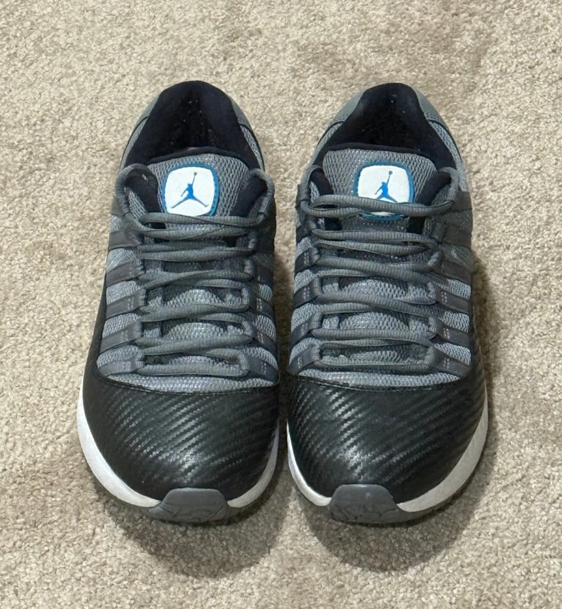 Jordan CMFRT Viz Air 11 Carbon Fiber Golf Shoes - Size 10.5 Cool Grey Size 10.5 - Air Jordan CMFT Viz Air 11 Carbon Fiber for sale  main image 2