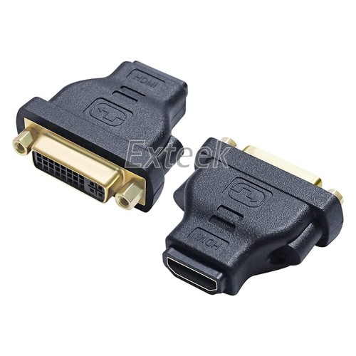 DVI-I 24+5 24+1 To HDMI Male Female Plug Socket Adapter Converter Gold Plated AU - Picture 8 of 14