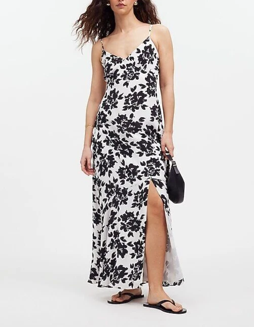 madewell empire-waist tank maxi dress in floral Empire-Waist Tank Maxi Dress in Floral