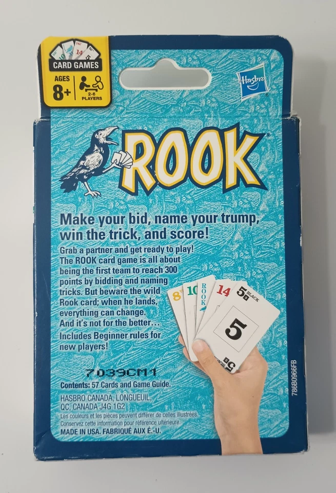 ROOK Juego de Cartas Truco Trump 2-4 Jugadores Edad 8+ Hasbro 2014 Usado  Foto 4 de 4