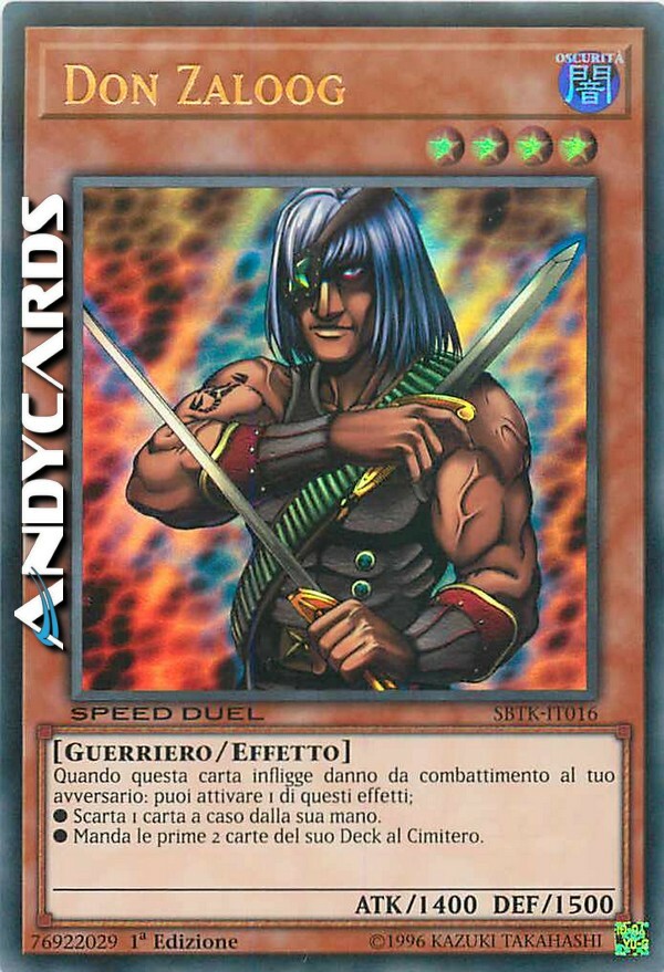 DON ZALOOG (SPEED DUEL) • Ultra R • SBTK IT016 • YUGIOH DON ZALOOG (SPEED DUEL) • Ultra R • SBTK IT016 • YUGIOH