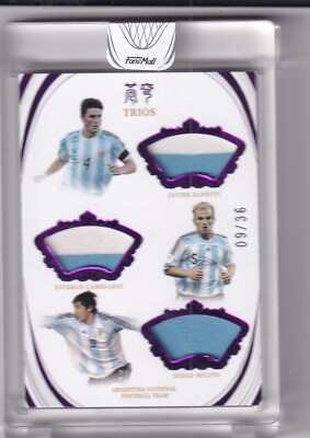 Carte Autographiée Maxi Rodriguez Argentina Fansmall 2022 - /25 - Auto /25