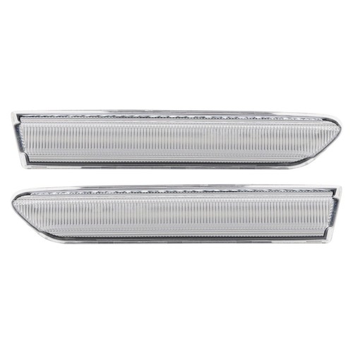 Ijdm Euro Smoked Lens Front Bumper Side Marker Light Housing Replacements For 20