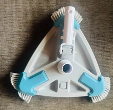 Triangle Weighted Pool And Spa Vacuum Head, 11" Wide Cleaning
