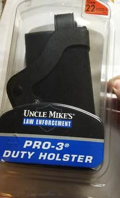 Uncle Mike's Law Enforcement Pro-3 Duty Holster (Right Hand) - Size 22