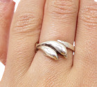 925 Sterling Silver  Vintage Jumping Dolphins Band Ring Sz 7  RG3356 — photo 1