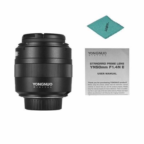 YONGNUO YN 50mm F1.4N E 50mm Standard Prime Lens for Nikon D5600 D3400 - Picture 10 of 10