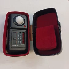 Vintage Spiratone Flash Meter With Case (Very Good Used Condition)-Japan