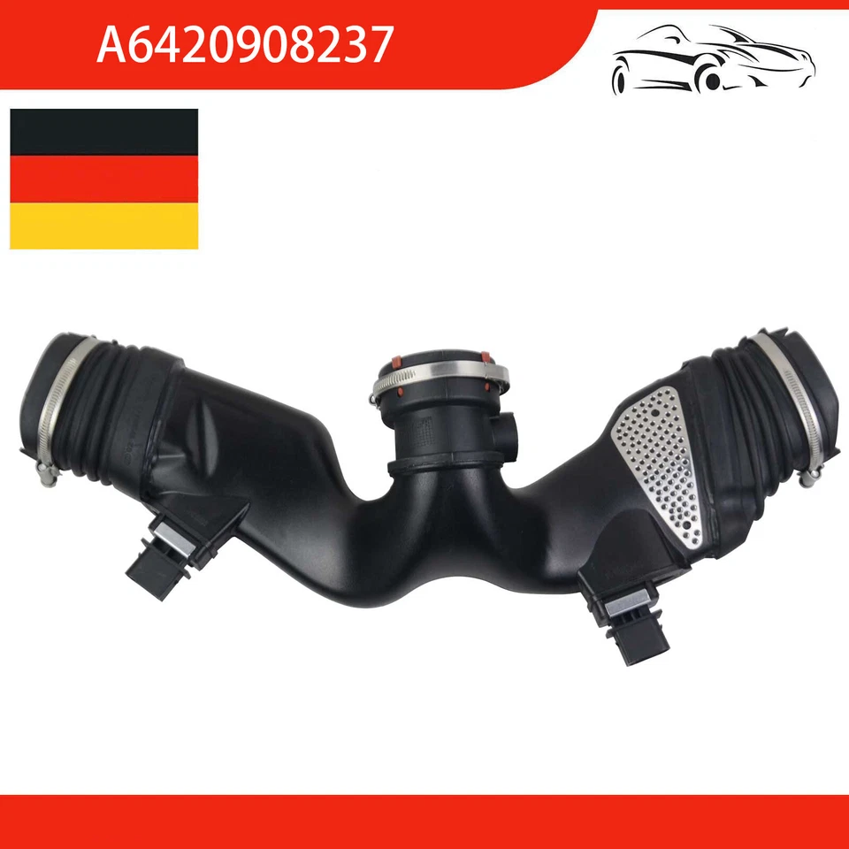 Für Mercedes-Benz V6 OM642 Ansaugrohr Reinluftkanal Luftmassenmesser A6420908237 - Bild 2 von 4