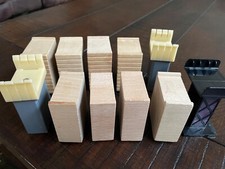Thomas FriendsTrain Wooden Railway Track Riser Supports Wood/Plastic Lot x 11