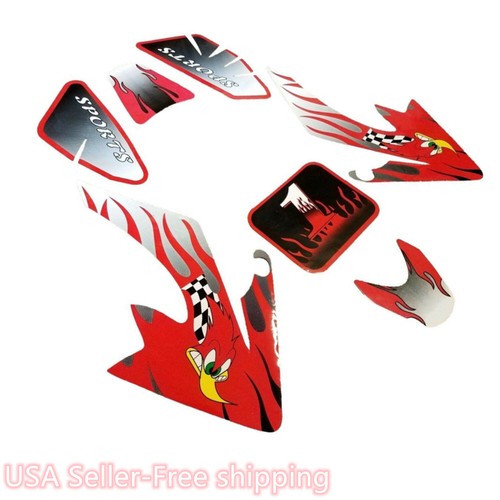 DIRT PIT BIKE BLUE THUMBSTAR DECAL STICKERS FOR HONDA XR50 CRF50 90CC SSR- PRO - Picture 11 of 11