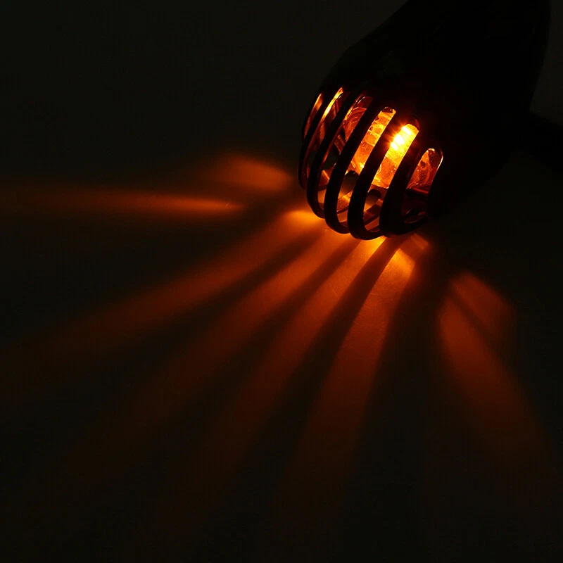 1 par de luces intermitentes ABS intermitentes negras aptas para reemplazo de motocicleta Honda Foto 4 de 4