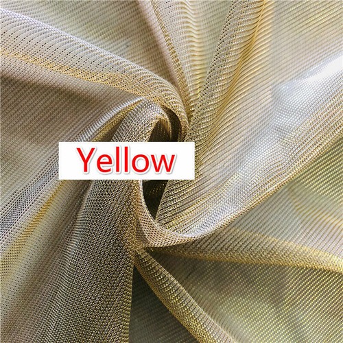 1M DIY Fairy Mesh Fabric Gauze Metallic Flashing Designer Dress Sewing Material - Picture 25 of 30