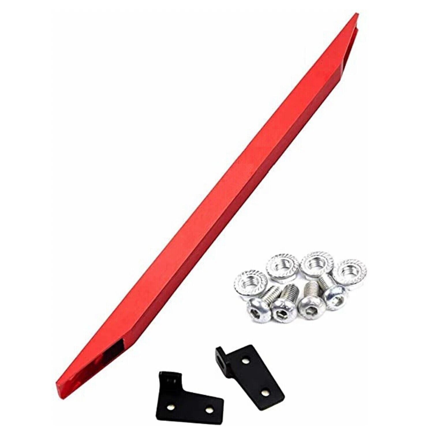 EMUSA Red Rear Lower Control Arm & Subframe Brace Kit For 96-00 Honda Civic – Includes Tie Bar