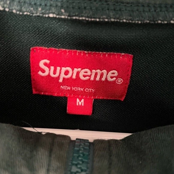 SUÉTER SUPREME TRACK MEDIA CREMALLERA ESTAMPADO ESTRELLAS VERDE HOMBRE’s M Foto 2 de 4