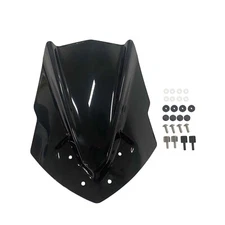 Windshield Black Windscreen for Yamaha MT125 2015 Front Plastic Wind Deflector
