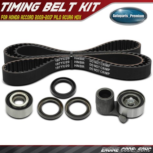 6x Timing Belt Kit for Honda Accord 20032017 Pilot 0515 Acura MDX RDX