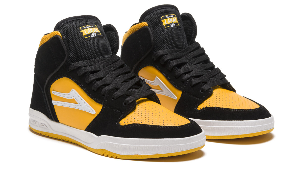 Lakai Skateboard Shoes Telford Black/Yellow Suede | eBay Lakai Skateboard Shoes Telford Black/Yellow Suede | eBay
