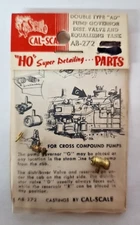 HO Scale  Cal-Scale AB-272 Double Type "AD" Pump Governor Dist. Valve Equalizing