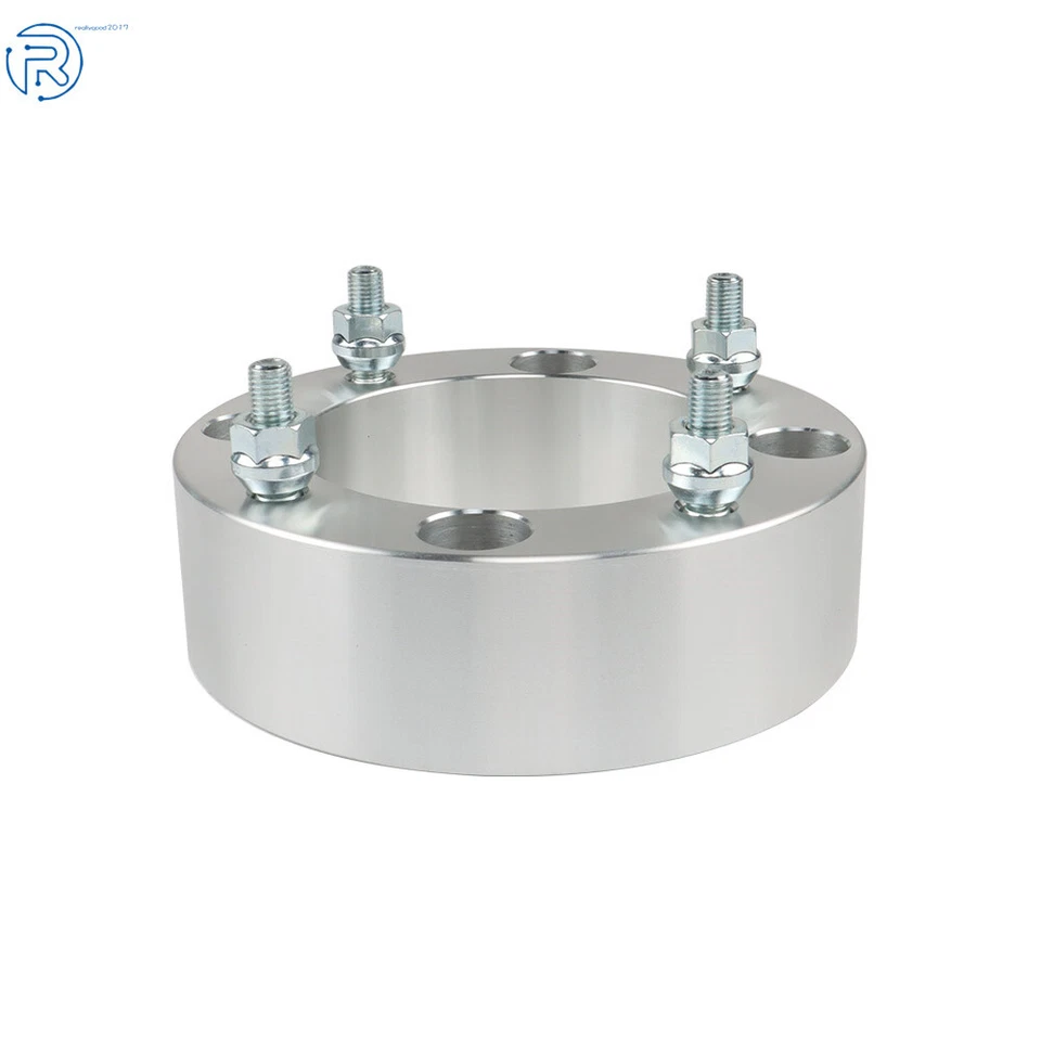 For Can-Am Outlander Renegade 4×137 2" 110mm M10×1.25 4Pcs Silver Wheel Spacers - Image 3 of 4