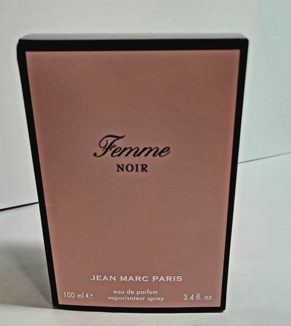 Jean Marc Paris ""Femme Noir"" 3 4 oz eau de parfum spray da donna nuovissimo in scatola