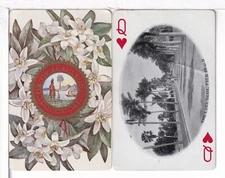 Single Railroad Playing Card "Florida East Coast, FEC-2a" Bollhagen, Nar Souv