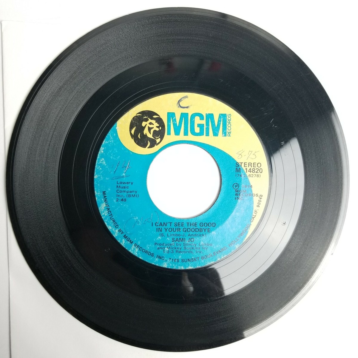 Sami Jo ‎You're A Part Of Me Vinyl, 7