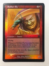 1x Foil Robber Fly Mercadian Masques LP-EX Condition Magic Card, FREE SHIPPING