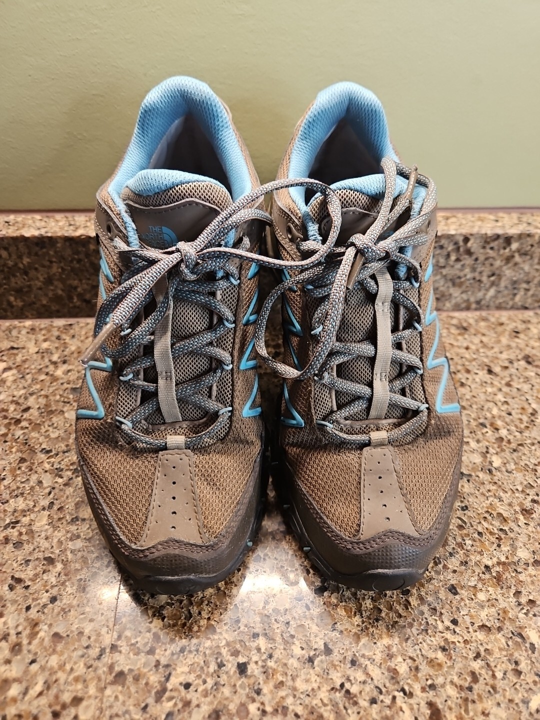 North Face Ultra 110 Womens Size 8.5 Hiking Running Shoes with New Insoles