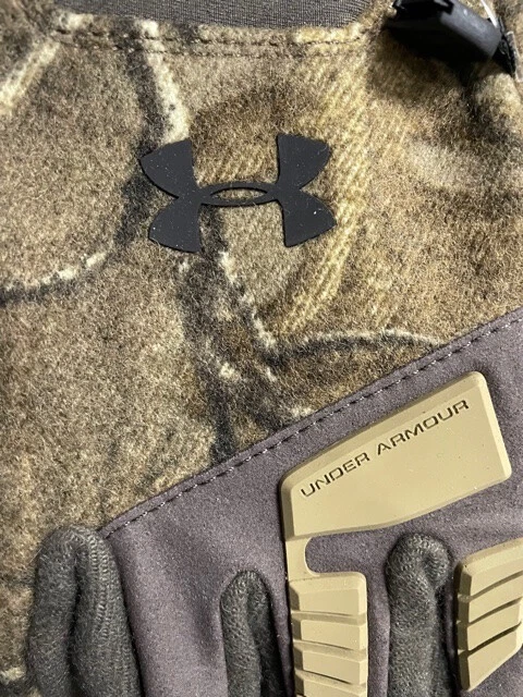 Under Armour Men Speed freak Wool Hunting Camo Tech Gloves Realtree Xtra NWT - M - Image 2 of 4