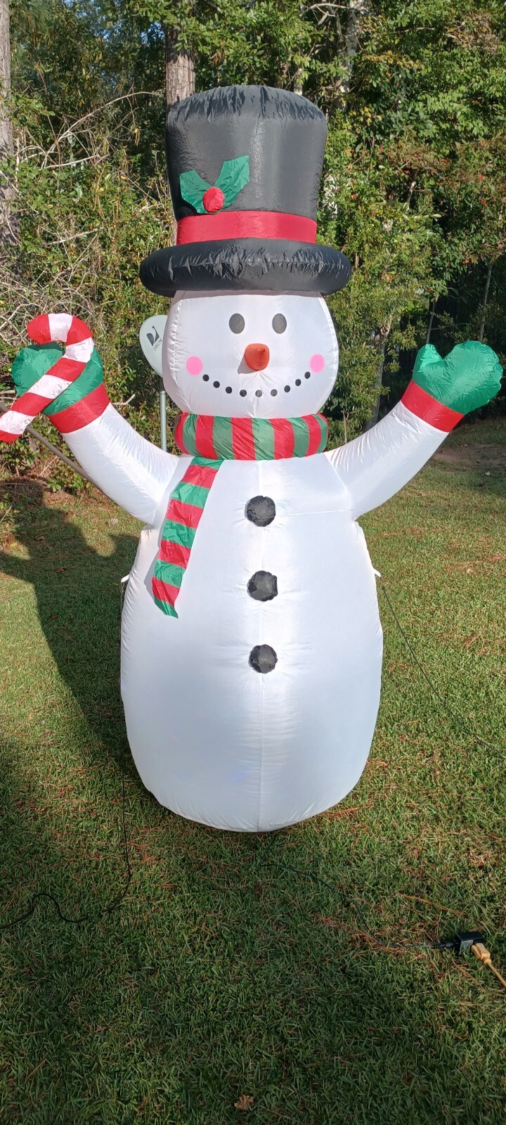 Snowman Inflatables Range Exeter 7 FT Christmas Inflatables Snowman Outdoor Yard Decorations Christmas ...
