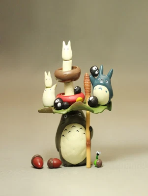 LOT PROMO décoration 17 pièces MON VOISIN TOTORO figurines série animée japon
