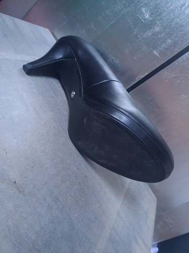 Neuwertige TAMARIS Pumps Gr 40 schwarz High Heels Schuhe Absatz Kunstleder #1797 - Bild 12 von 13