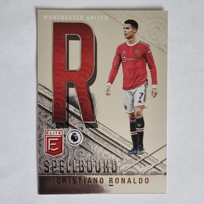 Cristiano Ronaldo Man United 2021-22 Panini Donruss Elite Spellbound R Insert 