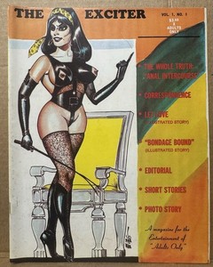The Exciter Vol 1 No 1 1970 Adult Magazine Eneg Art Flushing NY Scarce Rare