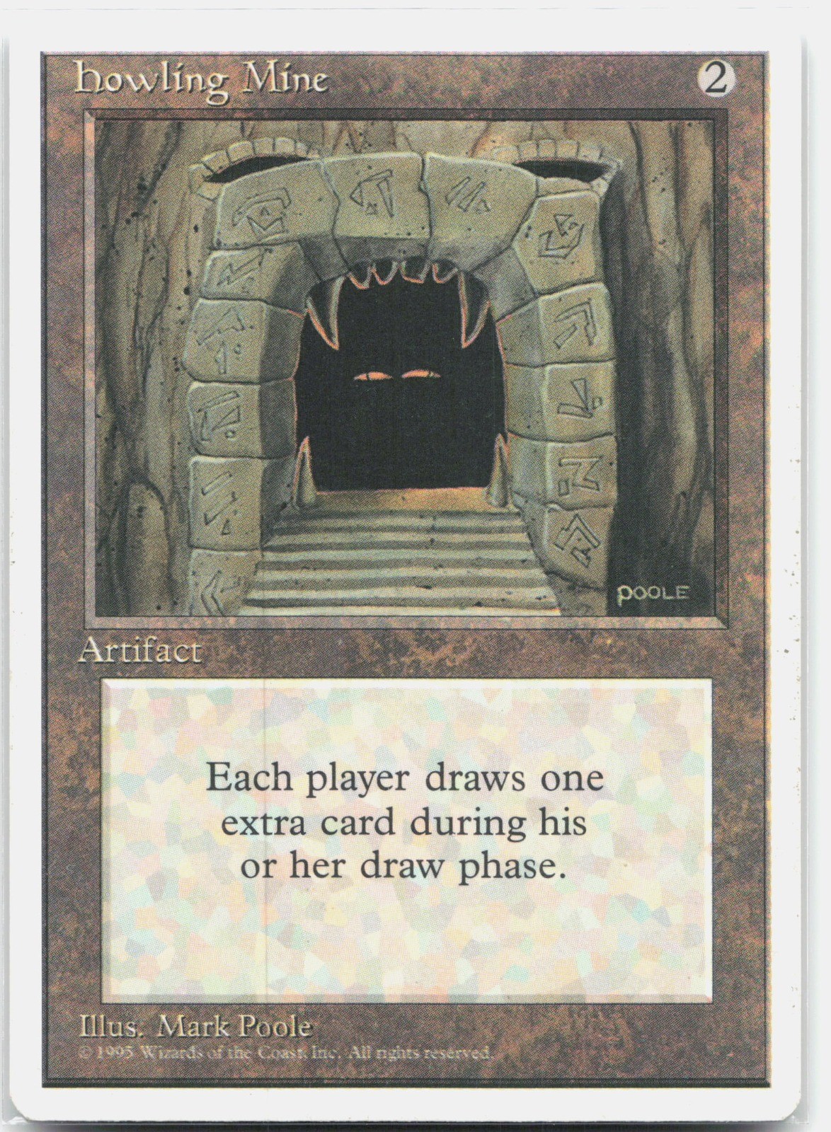 Howling Mine R Fourth Edition 4ED 343 1995 NM