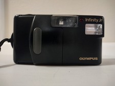 Olympus Infinity Jr. Point  Shoot 35mm Film Camera UNTESTED For Parts Or Repair