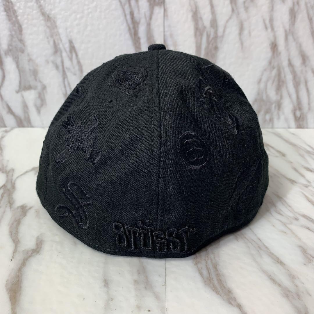 Stüssy 59FIFTY ブラックキャップ 7 1/2 NEW ERA(ニューエラ) / キャップ/7 1/2/BLK/メンズ/ステューシー