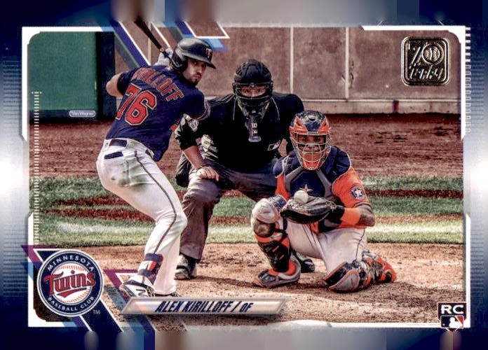 2021 Topps #413 Alex Kirilloff Royal Blue