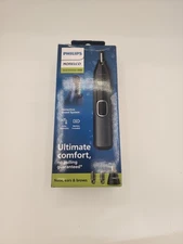 Norelco Philips No Pull Washable Nose Ears & Brows Trimmer 3000 - Open Box