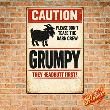 Funny Chicken Coop Warning Do Not Make Chickens Angry Metal Tin Sign