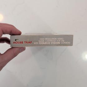 Mouse Trap (Colecovision, 1982) Box, Manual, Overlays, Reg Card, & Cartridge 