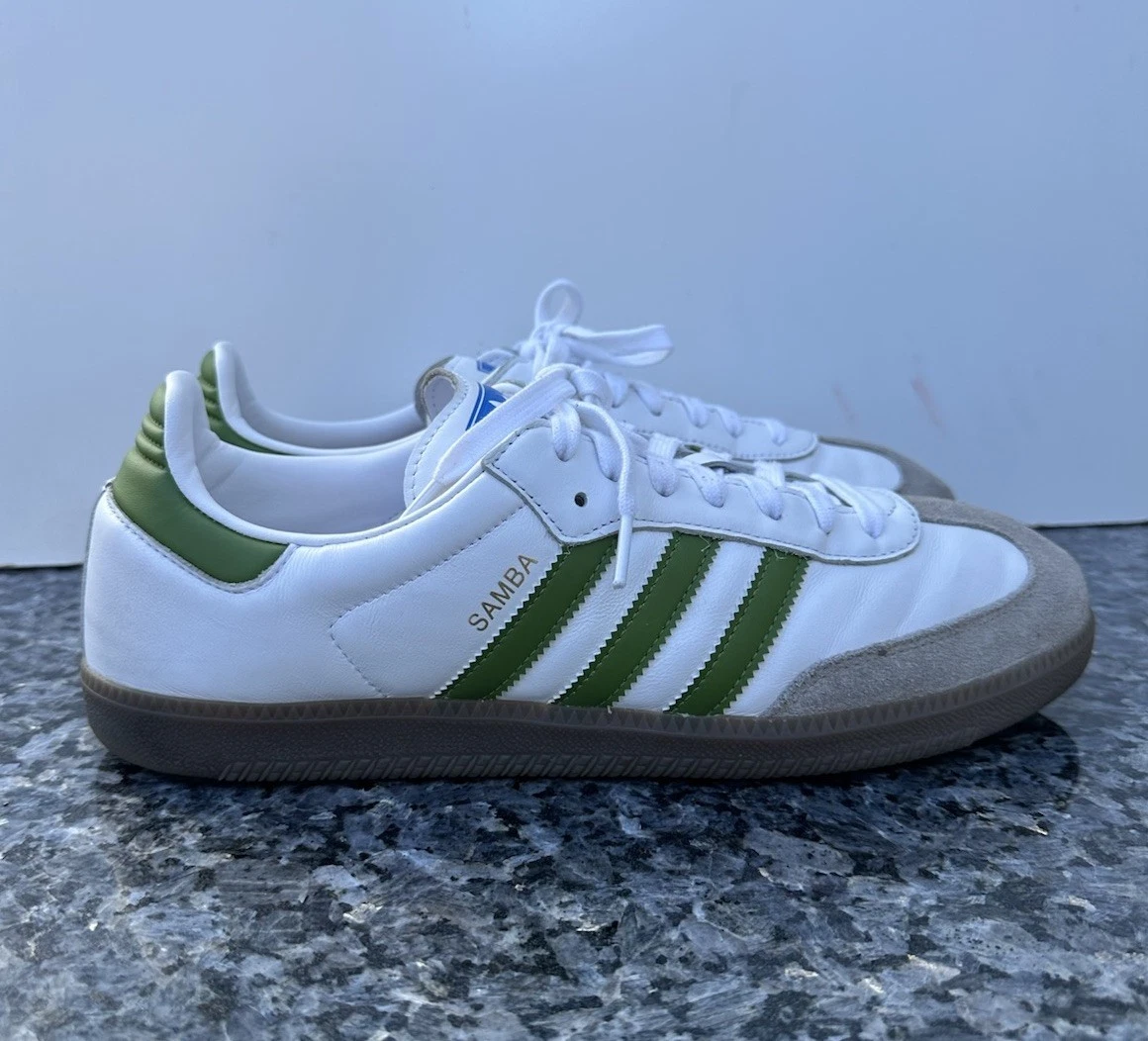 【オリーブさま】94.100.105.7.48 adidas Samba OG White Tech Olive for Sale | Authenticity