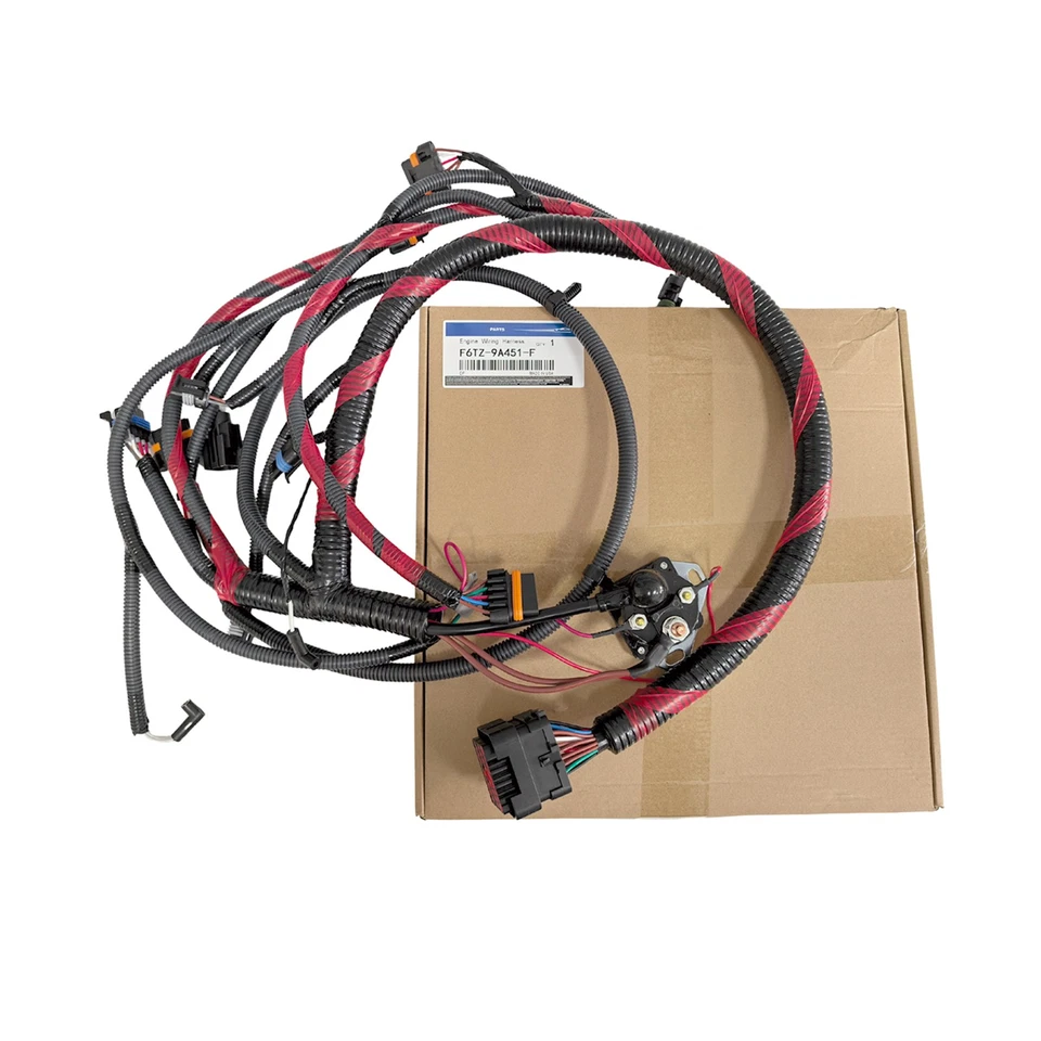 F6TZ9A451F Engine Wiring Harness F6TZ-9A451-F for Ford F-150 F250 F350 4.9L 300 Foto 2 de 4