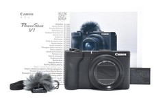 Mint condition Canon PowerShot V1 with original box and many accessories Full