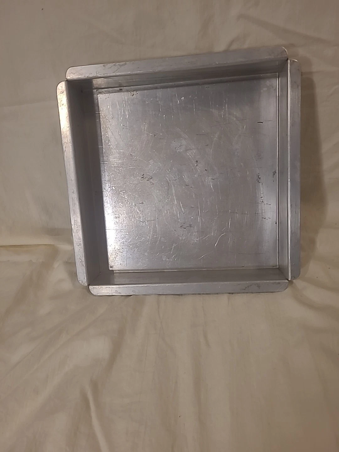 Vintage Magic Line Professional 10" x 10" x 2" Cake Baking Durable Aluminum Pan