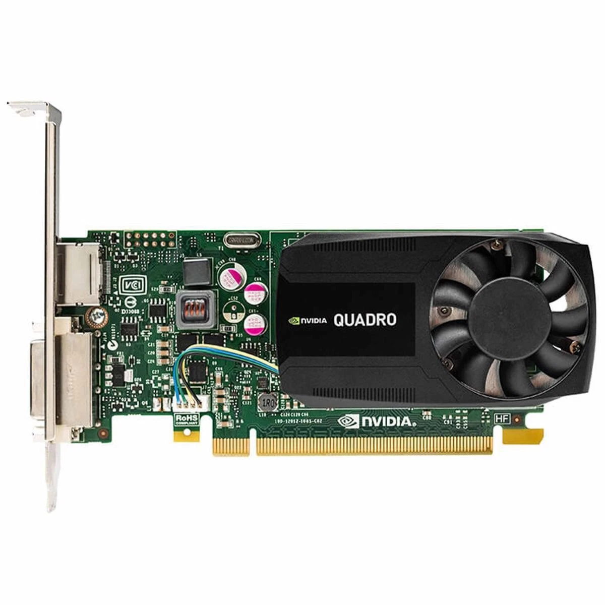 Ciciglow Scheda Grafica GT610 2GB DDR3 PCI Express 2.0 - VGA DVI HDMI - Ventola Silenziosa Per PC Ufficio E Multimedia